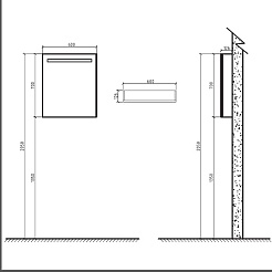 BelBagno Мебель для ванной ALPINA 600 Bianco Lucido – фотография-3