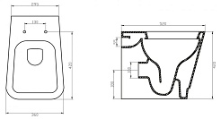 BelBagno Унитаз приставной ROMINA – фотография-2