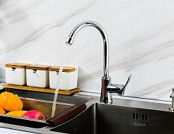 Frap Смеситель для кухни F40501 хром – фотография-2