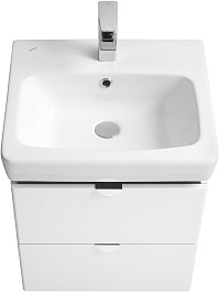 Акватон Тумба под раковину Скай Pro 60 подвесная белая – фотография-2