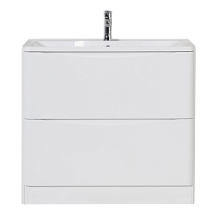 BelBagno Тумба под раковину Acqua 100 напольная Bianco Lucido – фотография-2