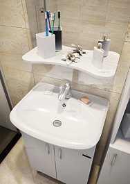 СанТа Тумба с раковиной Сити 50 – фотография-5