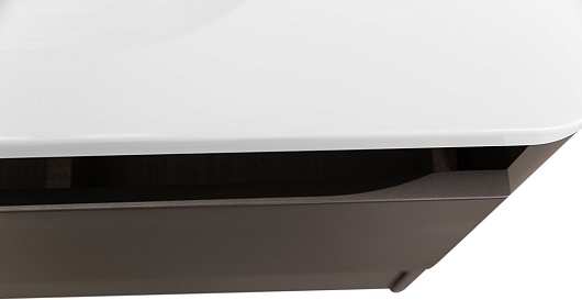 Cezares Тумба с раковиной без отверстия под смеситель Relax 100 подвесная оружейная сталь – картинка-9