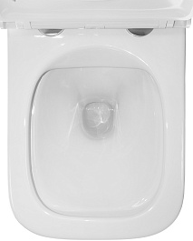 Azario Унитаз подвесной Teramo AZ-0052 безободковый белый – фотография-11