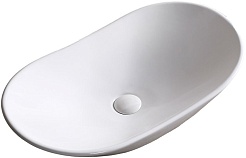 Ceruttispa Раковина накладная 64 CR7031B белая – фотография-1