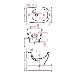 ArtCeram Биде подвесное Ten TEB004 – фотография-3