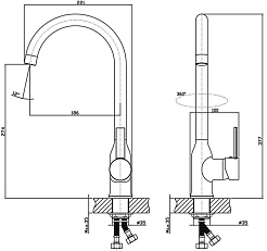 Zollen Смеситель Gera GE74611332 – фотография-2