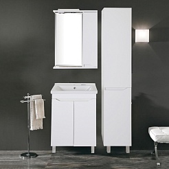 ASB-Mebel Тумба с раковиной Бари 60 2.0 белая – фотография-5