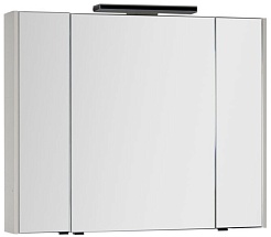 Aquanet Зеркальный шкаф "Франка 105" слоновая кость – фотография-1