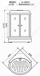 Appollo Душевая кабина A-0841W – фотография-4