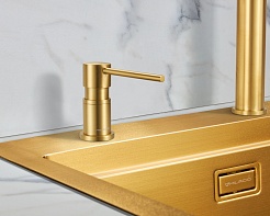 Milacio Дозатор для кухонной мойки Milacio MCU.935.GD золото брашированное – фотография-3