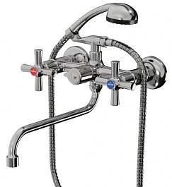 Mixline Смеситель для ванны и раковины 1/2 керамический ML09-02 – фотография-1