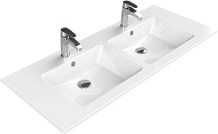 Opadiris Тумба с раковиной Рубинно 120 4 ящика серая – фотография-5