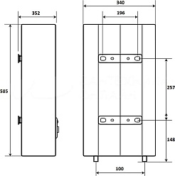 Royal Thermo Накопительный водонагреватель Heatronic slim RWH 30 DryHeat – фотография-3