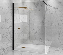 Paini Душевая перегородка PAINI-WalkIN110C 110x195 стекло прозрачное – фотография-3