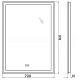 BelBagno Зеркало SPC-GRT-700-800-LED-TCH-WARM – картинка-14