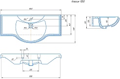 Водолей Мебель для ванной Колумбия 105 венге – фотография-5