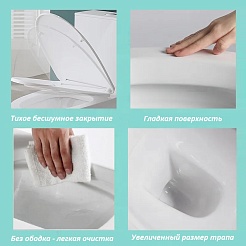 Ceruttispa Унитаз-компакт Santa CT8916 – фотография-7