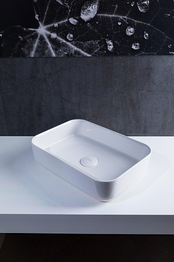 Allen Brau Мебельная накладная раковина Fantasy 50 4.11021.20 белый глянец – картинка-5