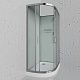 Frank Душевая кабина F418R M Brilliant без крыши профиль хром стекло матовое – фотография-4