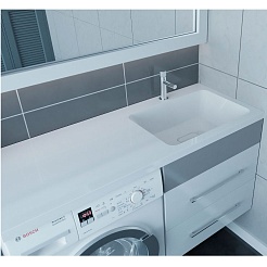Stella Polare Раковина под стиральную машину Madera Kamilla 110 R – фотография-2