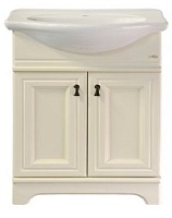 Misty Тумба для умывальника Лувр 75 слоновая кость