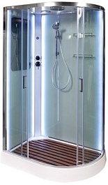 DTO Душевая кабина А102 L LED с кнопкой – фотография-1