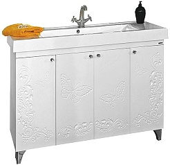 Misty Тумба с раковиной Вирджиния 105 Бабочка – фотография-1