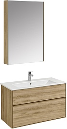 Акватон Мебель для ванной Либерти 100 дуб эльвезия – фотография-1