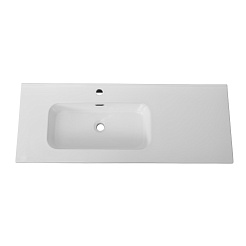 BelBagno Мебель для ванной Eco Cer-N 120-1 L bianco lucido CZR-8095-120-L ручки серые – фотография-16