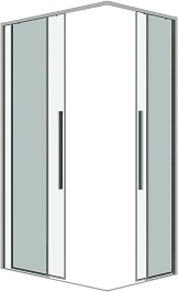 Grossman  Душевой уголок Galaxy 120x70x195 профиль хром стекло прозрачное – фотография-2