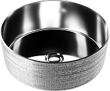 Grossman Раковина накладная Color 35.5 GR-5020SS серебро