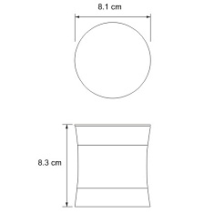 WasserKRAFT Косметическая емкость "Wern K-7579" – фотография-4