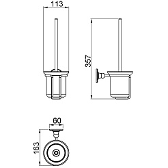Timo Ершик для унитаза Nelson 150061/00 – фотография-2