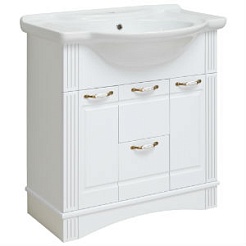 Runo Мебель для ванной Леон 75 – фотография-3