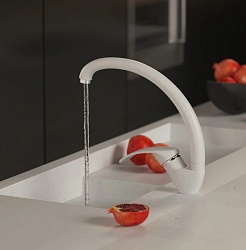 Mixline Смеситель для кухни 35k ML-GS02 (341) ультра белый – фотография-3