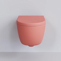 Ambassador Сиденье для унитаза Abner розовое матовое – фотография-3