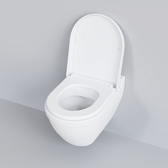 Ambassador Сиденье для унитаза Nord белое матовое – фотография-6