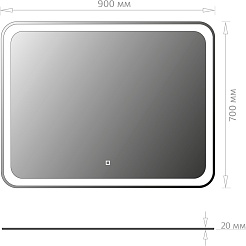 Onika Мебель для ванной Айленд 90 с б/к белая – фотография-18