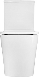 Azario Унитаз-моноблок Avanti AZ-6203 безободковый с бачком с сиденьем микролифт белый – фотография-5