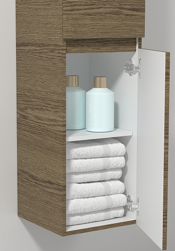 Водолей Пенал подвесной Best 35 R дуб крымский коричневый – фотография-2