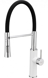 Frap Смеситель для кухни F4452-8 белый/хром – фотография-1