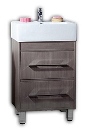 Бриклаер Тумба с раковиной "Чили 55" серая лиственница – фотография-1