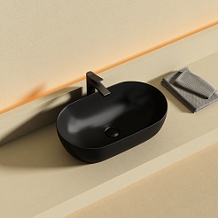 Ceramicanova Мебельная раковина Twist 50 CN12001MB чёрный матовый – фотография-4