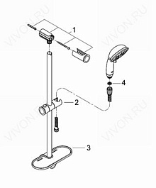 Grohe Душевой гарнитур "Tempesta New Rustic 100 27609000" – фотография-3