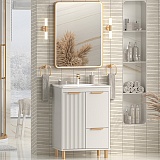 Brevita Мебель для ванной Risacca Crema 60 серая