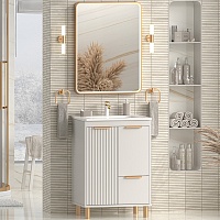 Brevita Мебель для ванной Risacca Crema 60 серая