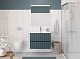 BelBagno Тумба с раковиной Uno 90 подвесная Голубой матовый с раковиной BB-8099-90 – картинка-30
