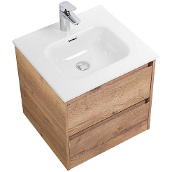 BelBagno Тумба с раковиной Kraft 50 подвесная Rovere tabacco – фотография-3