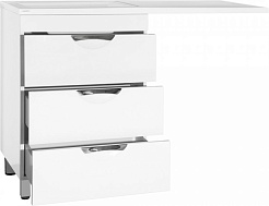 Style Line Мебель для ванной Жасмин 120 Люкс PLUS L (3 ящика) – фотография-8